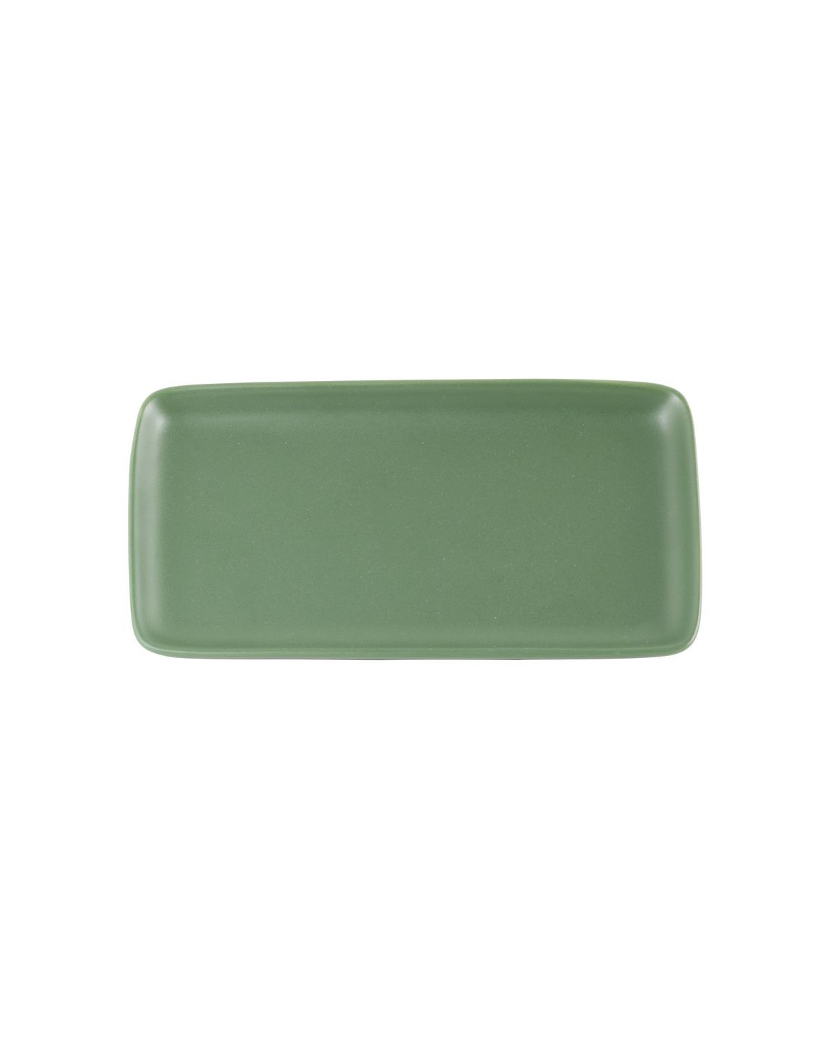 Piatto rettangolare Levante Verde Oliva 13 x 33,9 cm - Zafferano