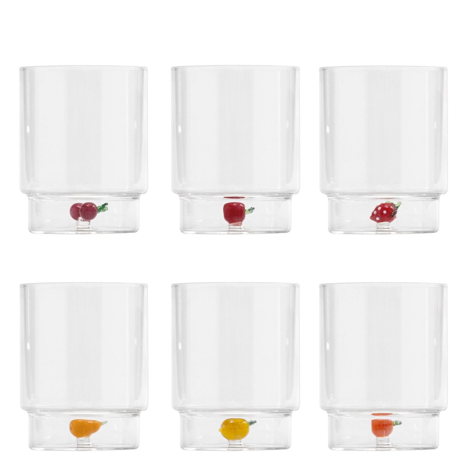 Tumbler 6 pezzi 35 cl Teca Frutta - Zafferano