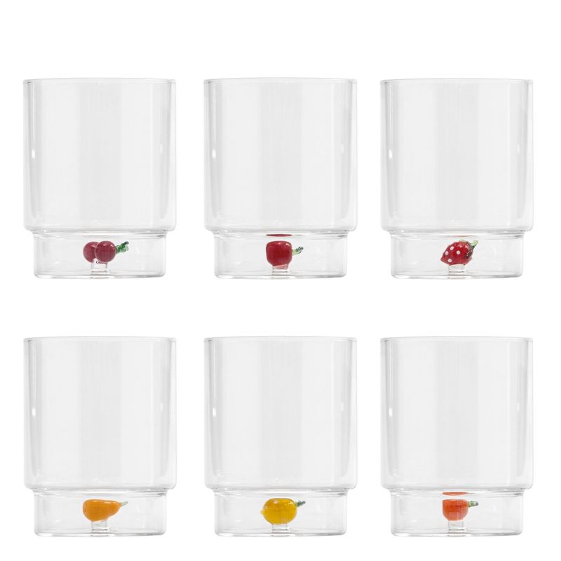 Tumbler 6 pezzi 35 cl Teca Frutta - Zafferano