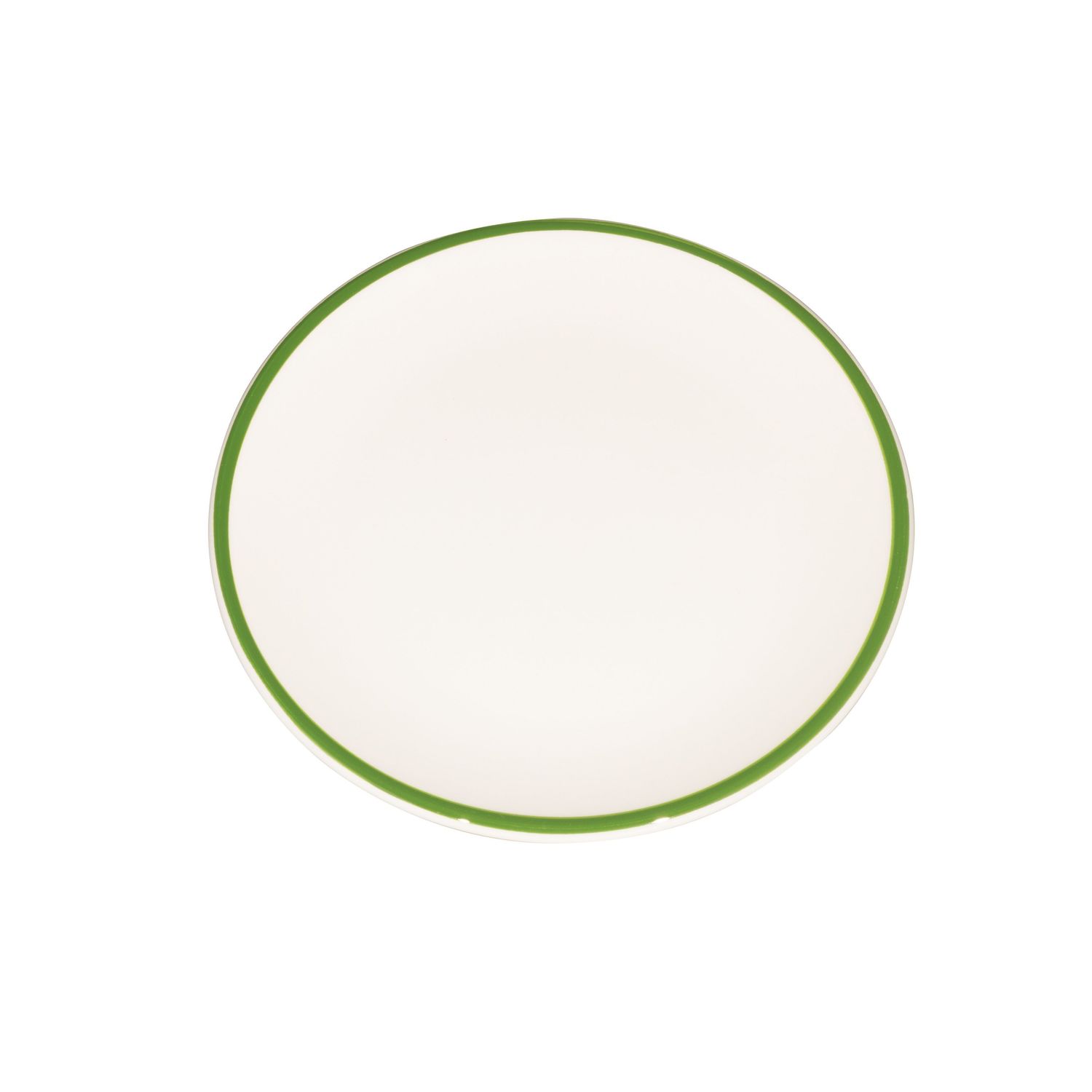 Piatto Lido Rim Verde 21 cm - Zafferano