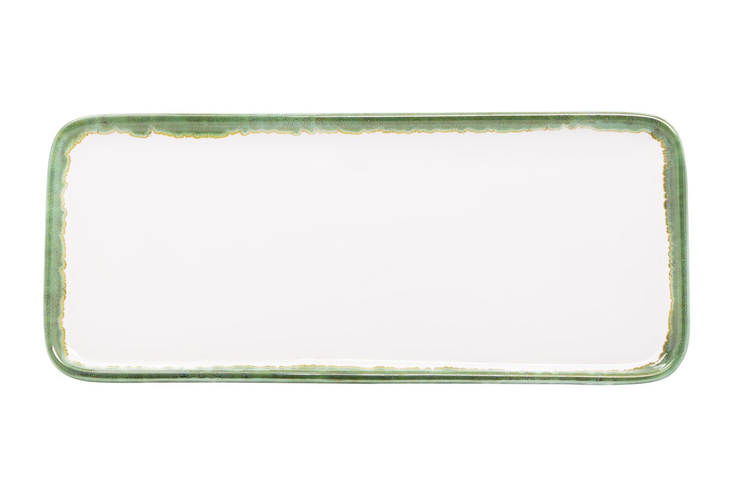 Piatto rettangolare Petit Verde Avocado 11,5 x 26,5 cm - Zafferano