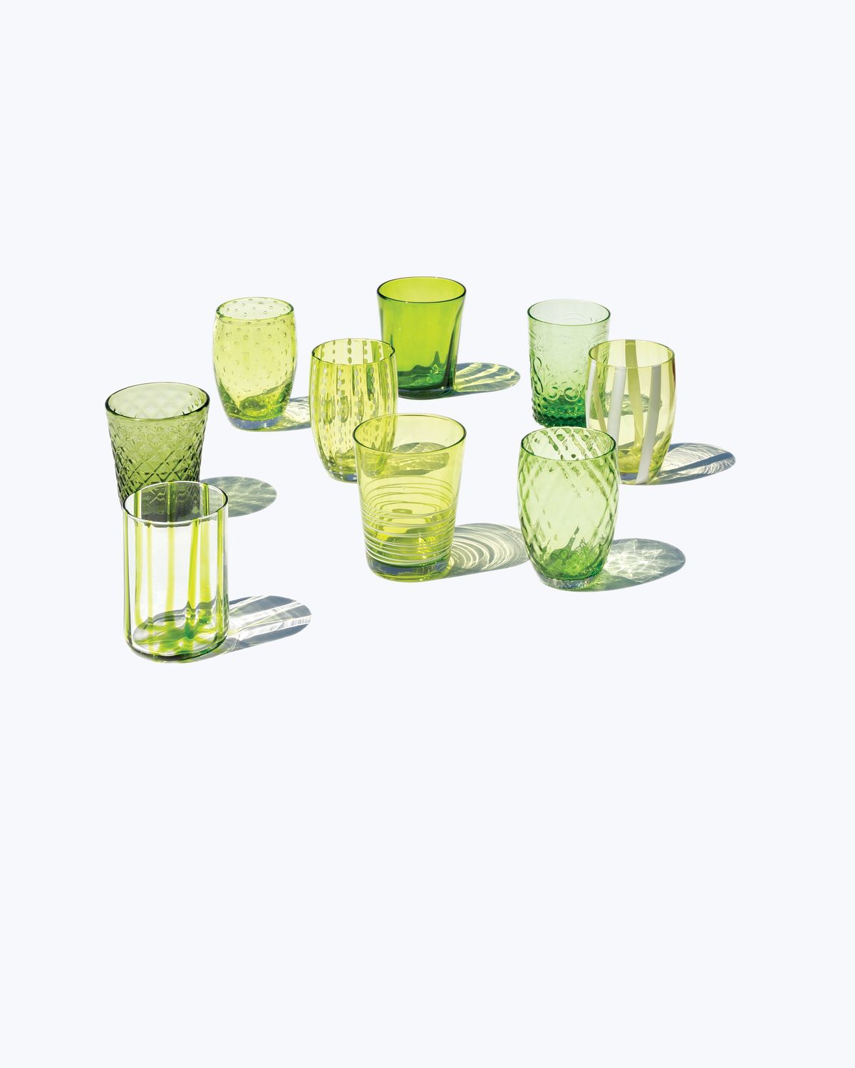 Tumbler 6 pezzi Melting Pot Verde - Zafferano