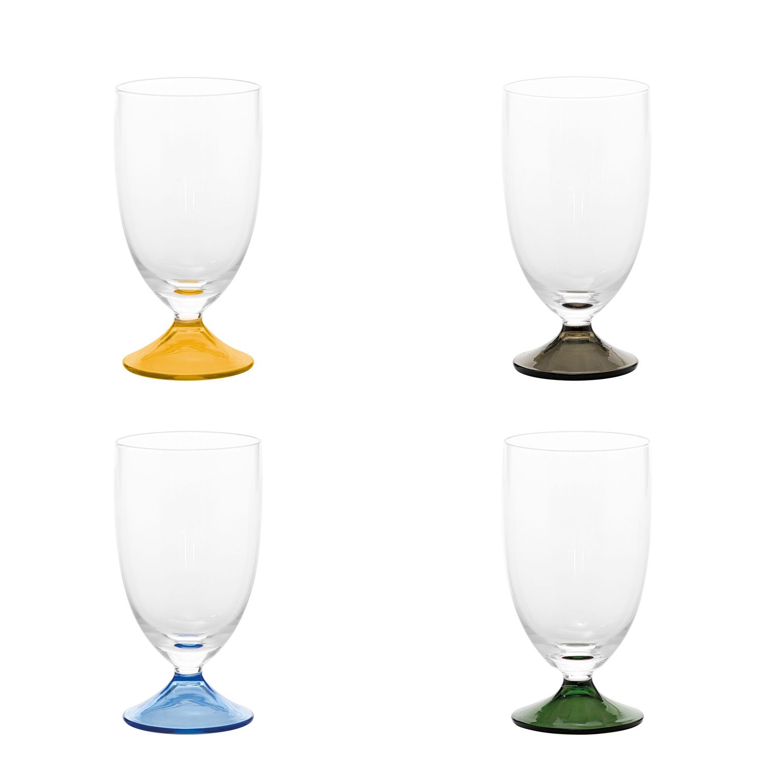Set 4 pezzi Calice vino 30 cl Maestro Assortiti - Zafferano