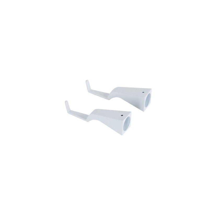 Staffa parete orizzontale Pencil 10 x 3 cm Bianco - Zafferano