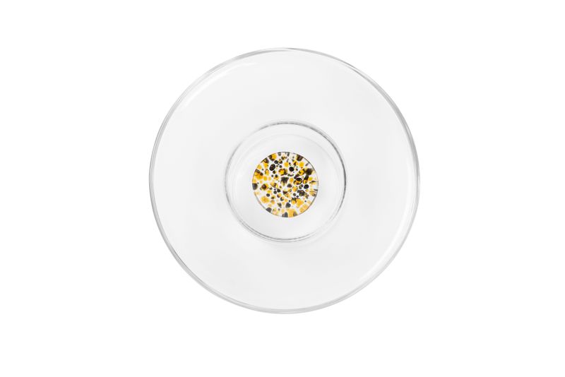 Alzatina Teca Tasting Ambra/Nero - Zafferano