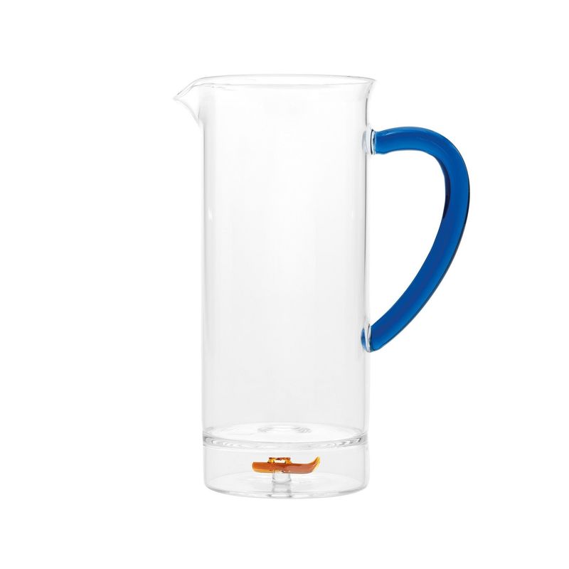 Caraffa 120 cl Teca Winter Game Slittino - Zafferano