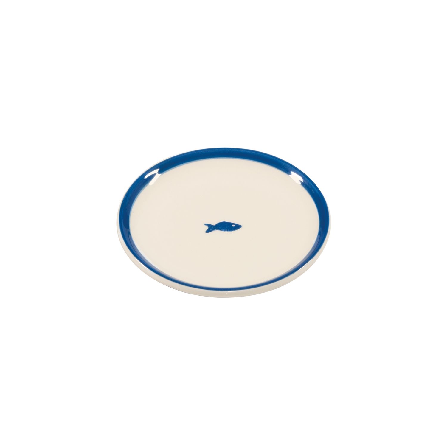 Piattino Lido Fish Azzurro 13 cm - Zafferano