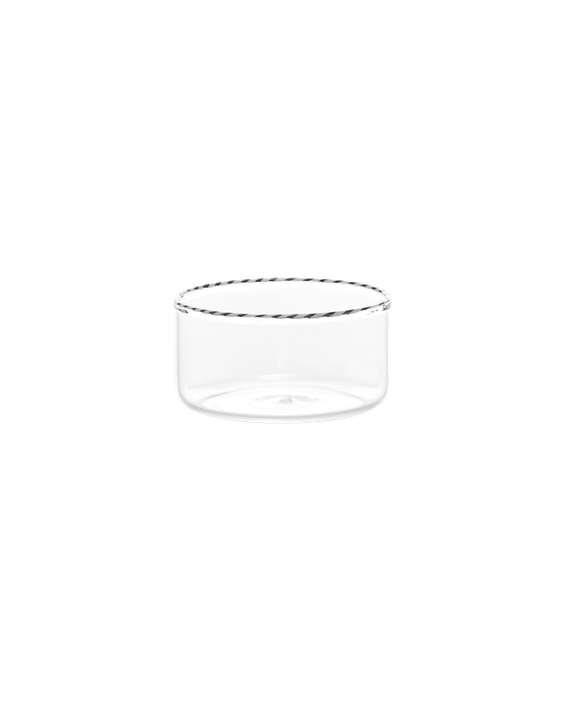 Ciotola 42 cl Intrecci Bianco/Nero - Zafferano