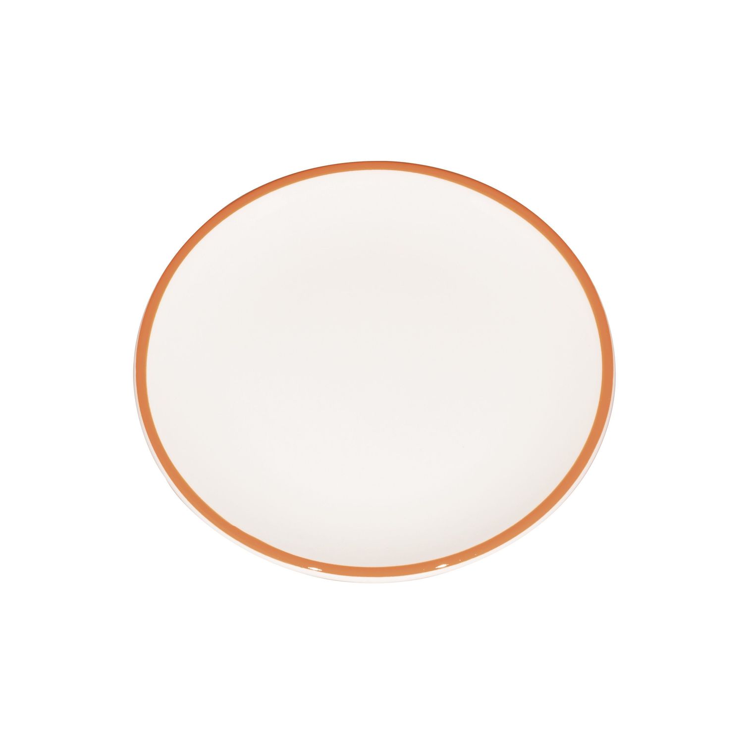 Piatto Lido Rim Rosso Mattone 21 cm - Zafferano
