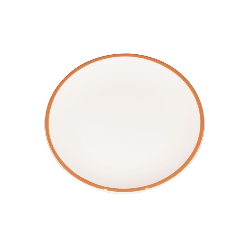Piatto Lido Rim Rosso Mattone 21 cm - Zafferano