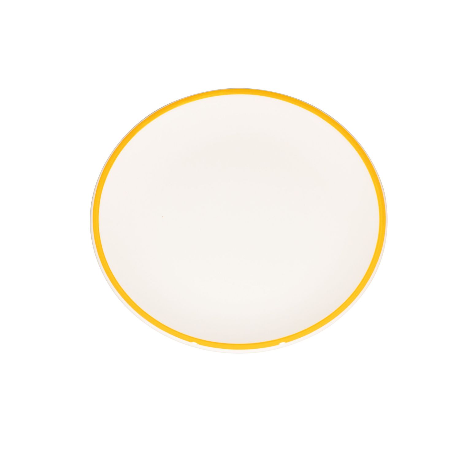 Piatto Lido Rim Giallo 21 cm - Zafferano