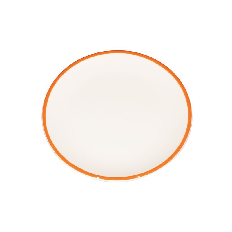 Piatto Lido Rim Arancione 21 cm - Zafferano