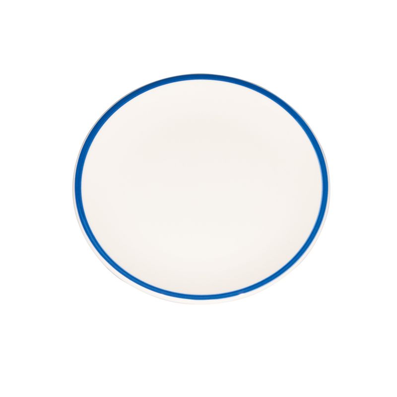 Piatto Lido Rim Azzurro 21 cm - Zafferano