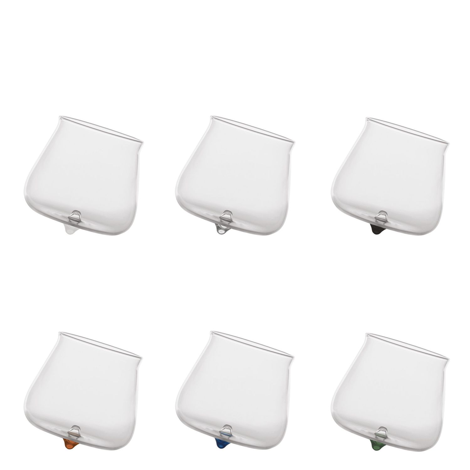 Set 6 pezzi Tumbler Junior Pirolo Assortiti - Zafferano