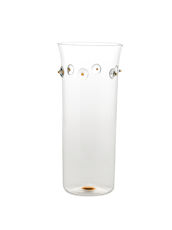 Vaso cilindro alto 275 cl Patèa Giallo Oro - Zafferano