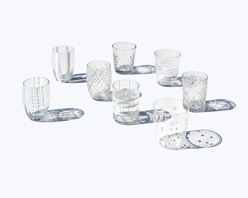 Tumbler 6 pezzi Melting Pot Trasparente - Zafferano