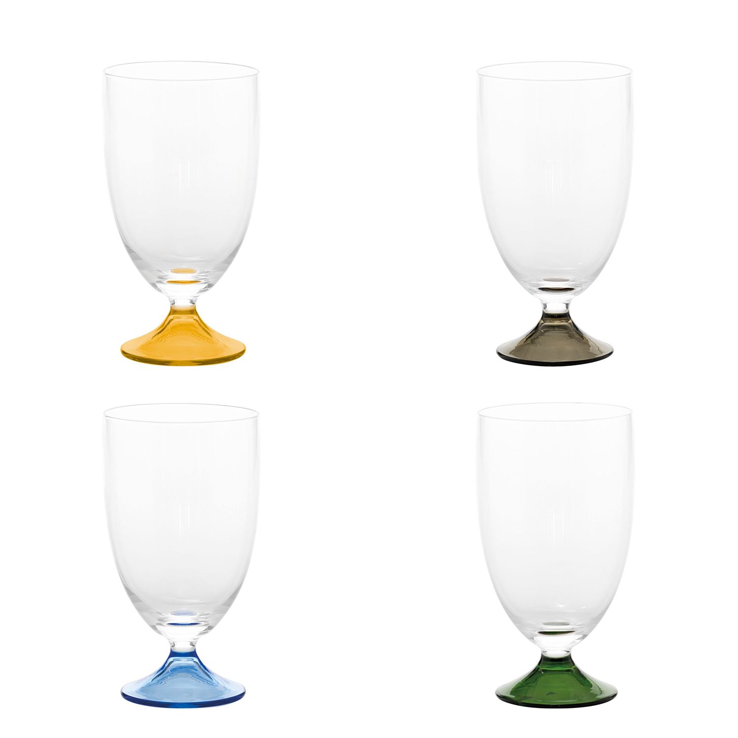 Set 4 pezzi Calice acqua 42 cl Maestro Assortiti - Zafferano