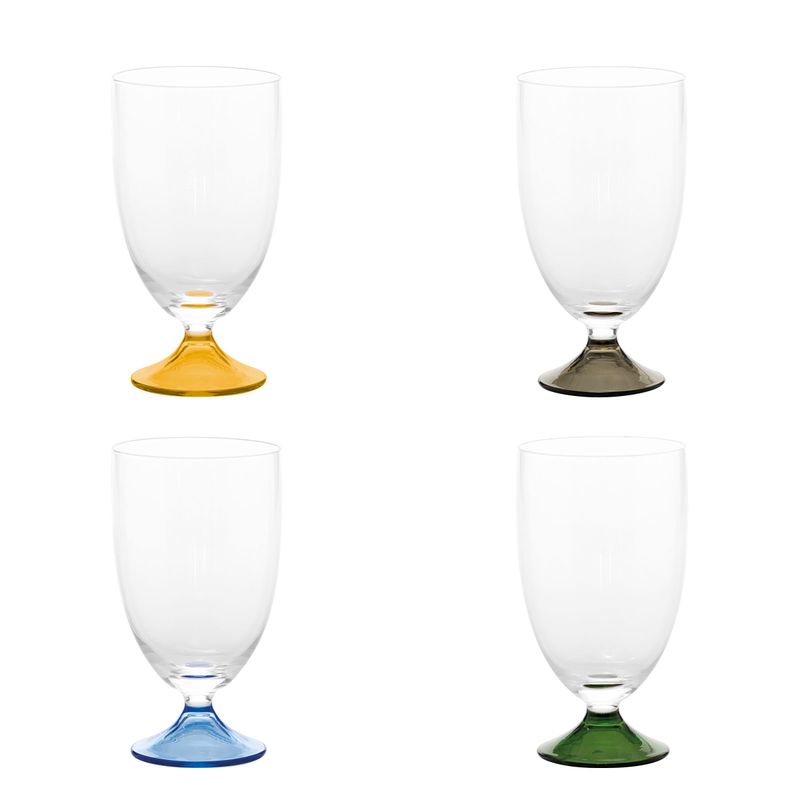 Set 4 pezzi Calice acqua 42 cl Maestro Assortiti - Zafferano
