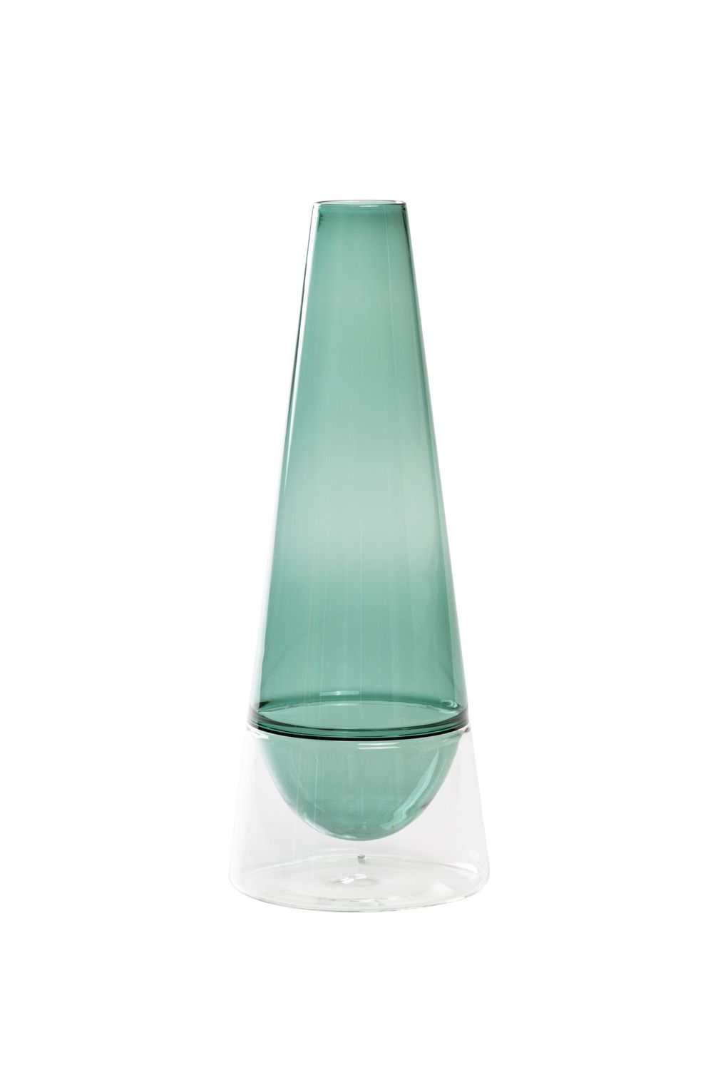 Vaso 100 cl Conosfera Verde Lago - Zafferano