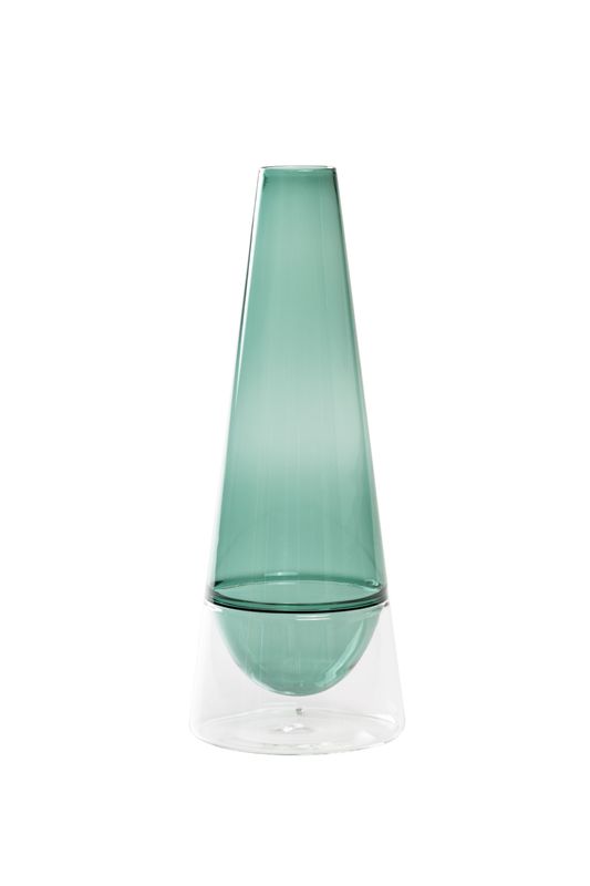 Vaso 100 cl Conosfera Verde Lago - Zafferano