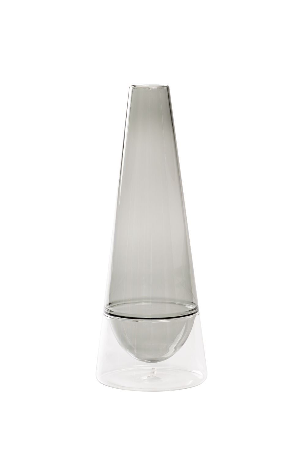 Vaso 100 cl Conosfera Grigio - Zafferano