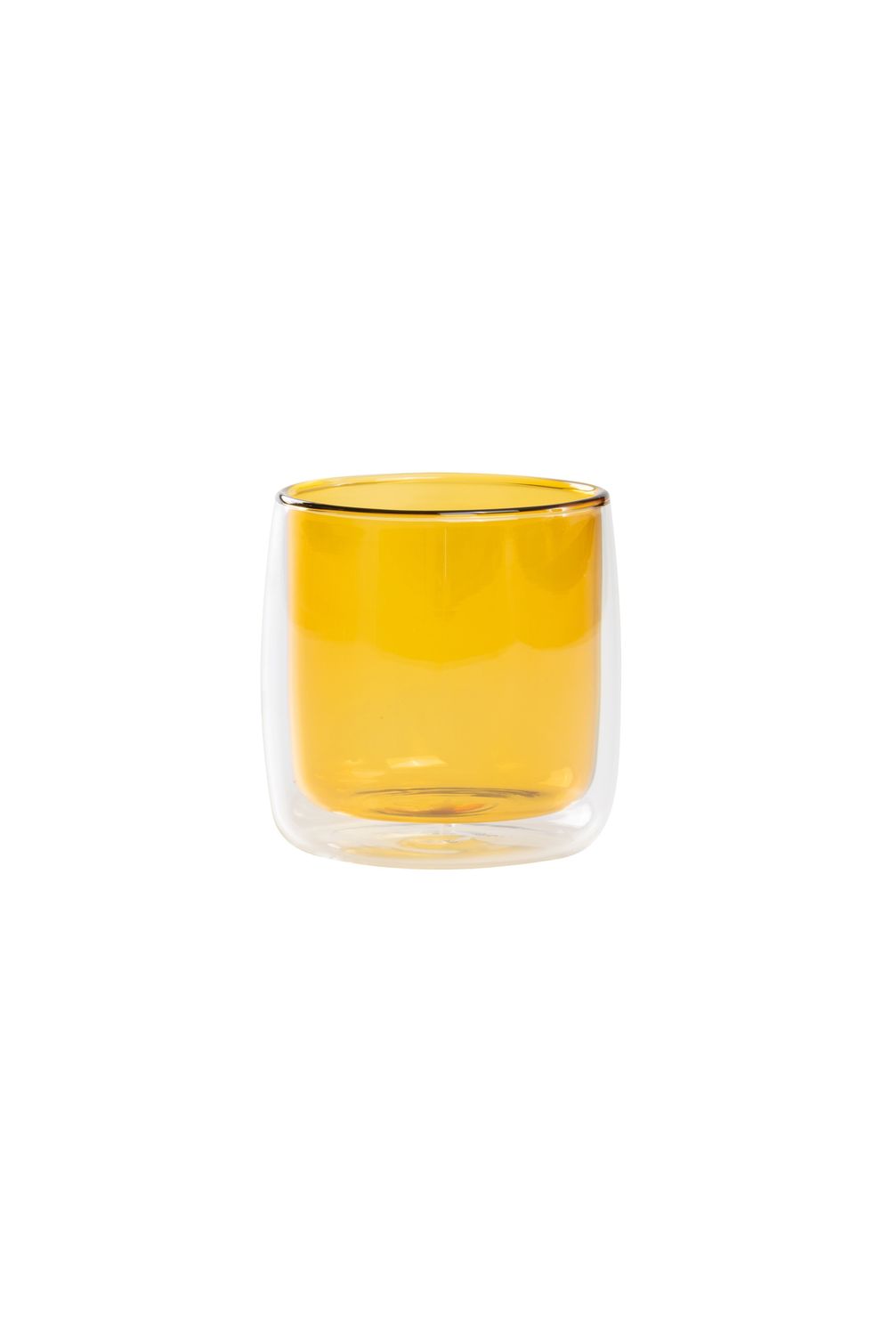 Tumbler Doppia Camera 32,5 cl No Bilia Trasparente/Giallo Oro - Zafferano