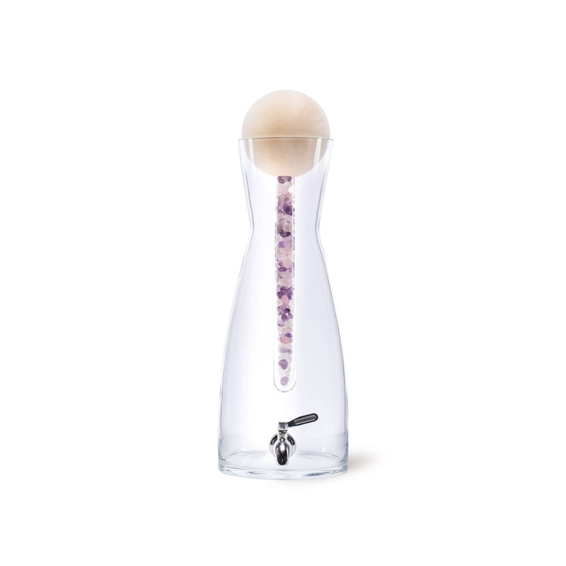 Dispenser acqua con pendente di pietre 5 litri - Zirbenfamilie