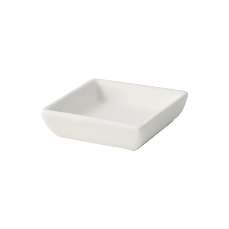 Ciotola quadrata 8 x 8 cm China White - Yegam