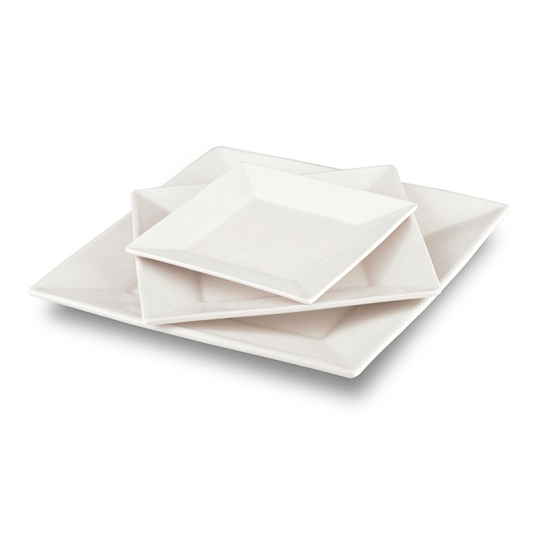 Piatto quadrato 26 cm Harmony - Yegam