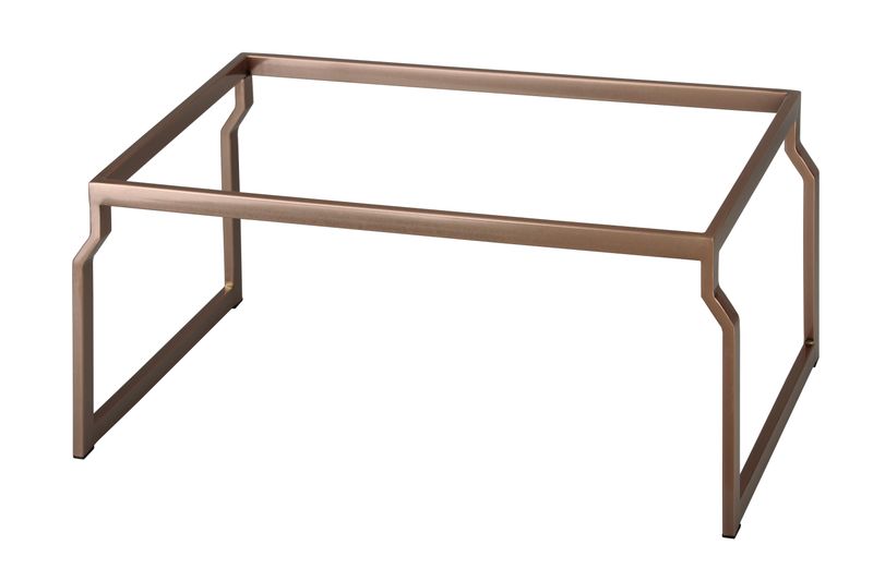 Alzata in acciaio bronzo GN 1/1 2 livelli - Yegam