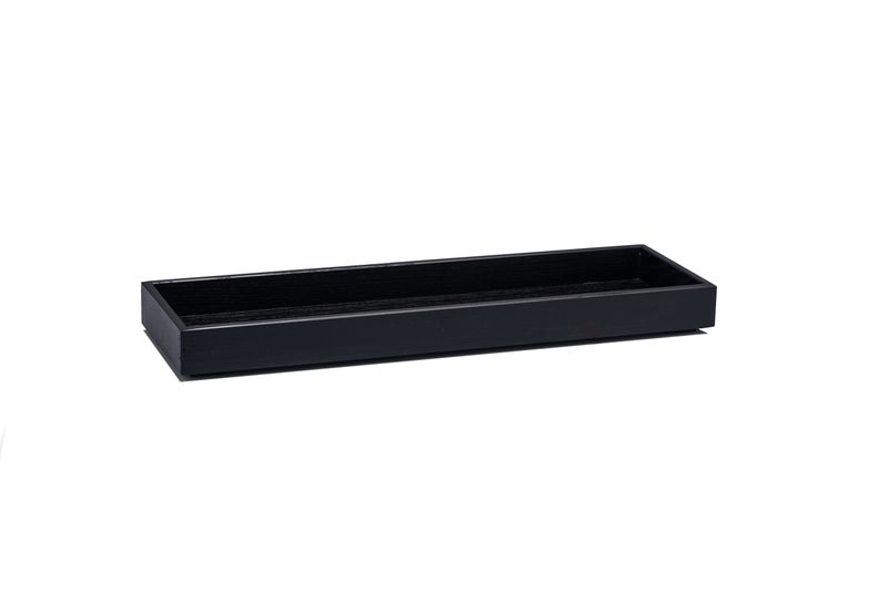 Cassetta in frassino nero GN 2/4 h 4 cm T-Collection - Yegam