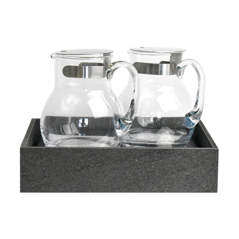 Espositore refrigerato con 2 caraffe in roccia GN 1/2 T-Collection - Yegam