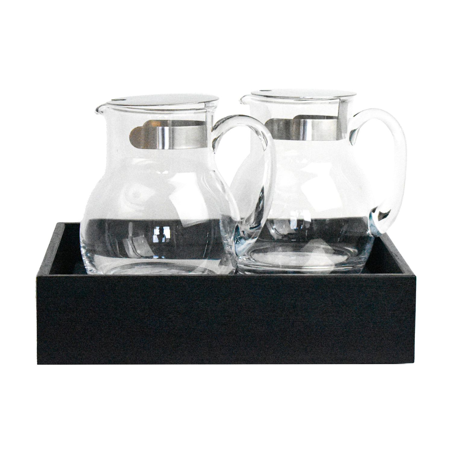 Espositore refrigerato con 2 caraffe nero GN 1/2 T-Collection - Yegam