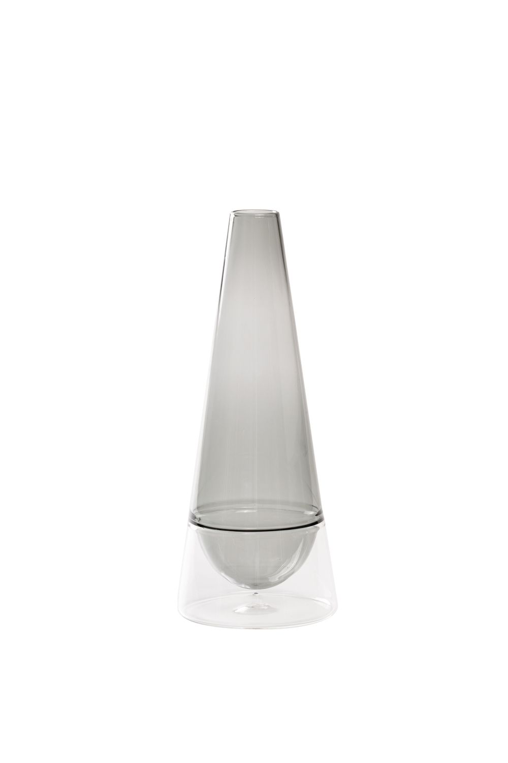 Vaso 58 cl Conosfera Grigio - Zafferano