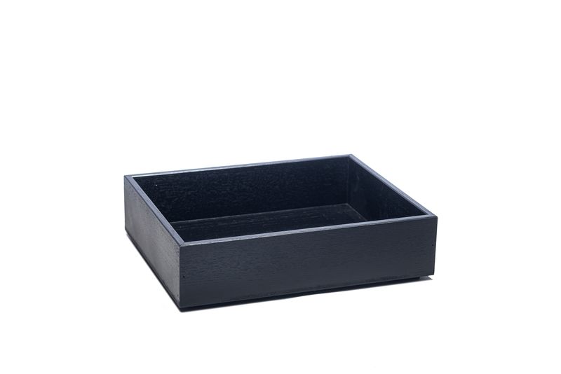 Cassetta in frassino nero GN 1/2 h 7,5 cm T-Collection - Yegam