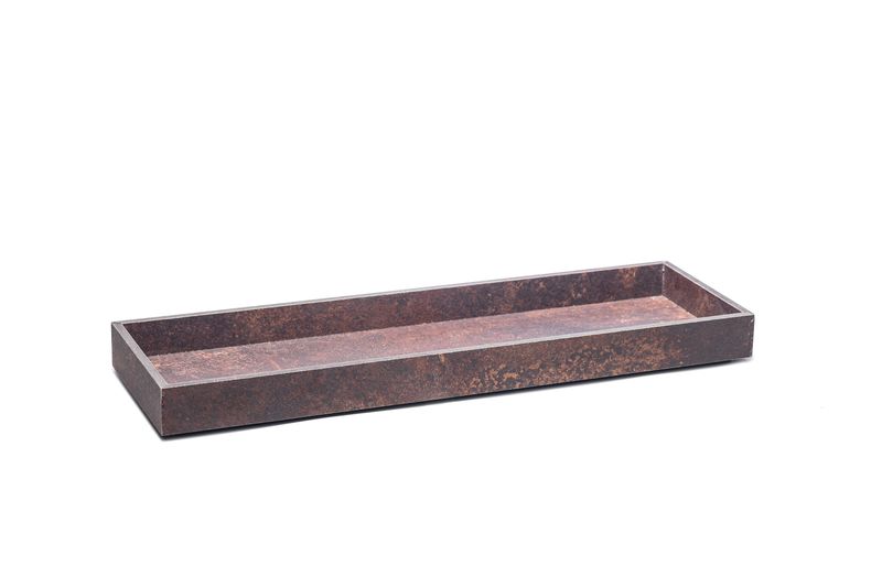 Cassetta in finitura ruggine GN 2/4 h 4 cm T-Collection - Yegam