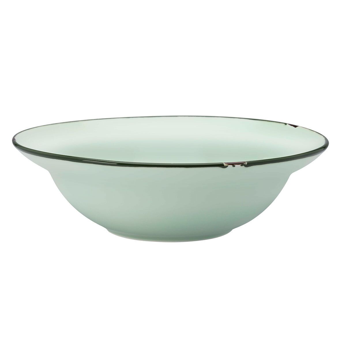 Piatto fondo 24 cm Verde Tin Tin - Yegam