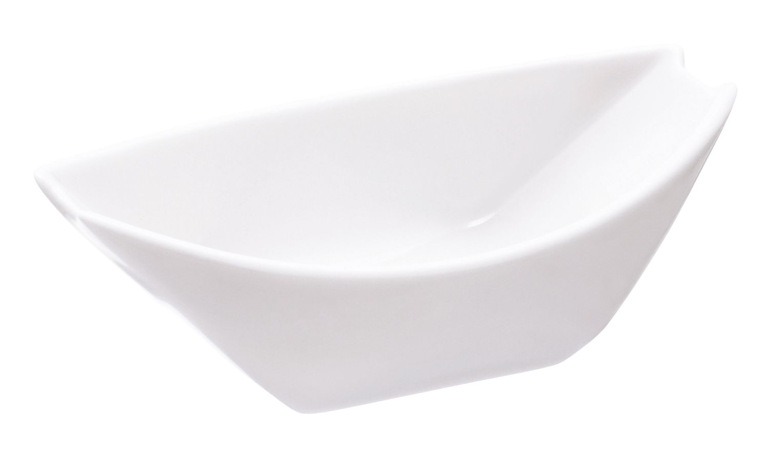 Ciotola barchetta 11 x 6,5 cm China White - Yegam