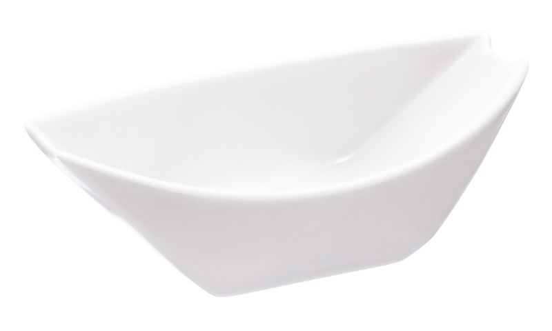 Ciotola barchetta 11 x 6,5 cm China White - Yegam