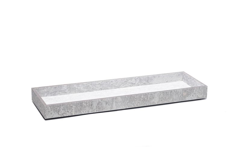 Cassetta in finitura cemento GN 2/4 h 4 cm T-Collection - Yegam