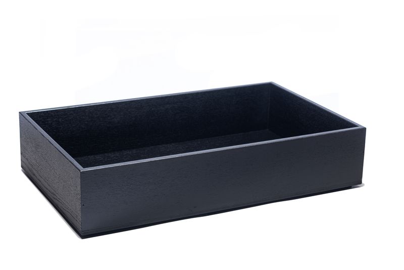 Cassetta in frassino nero GN 1/1 h 10 cm T-Collection - Yegam