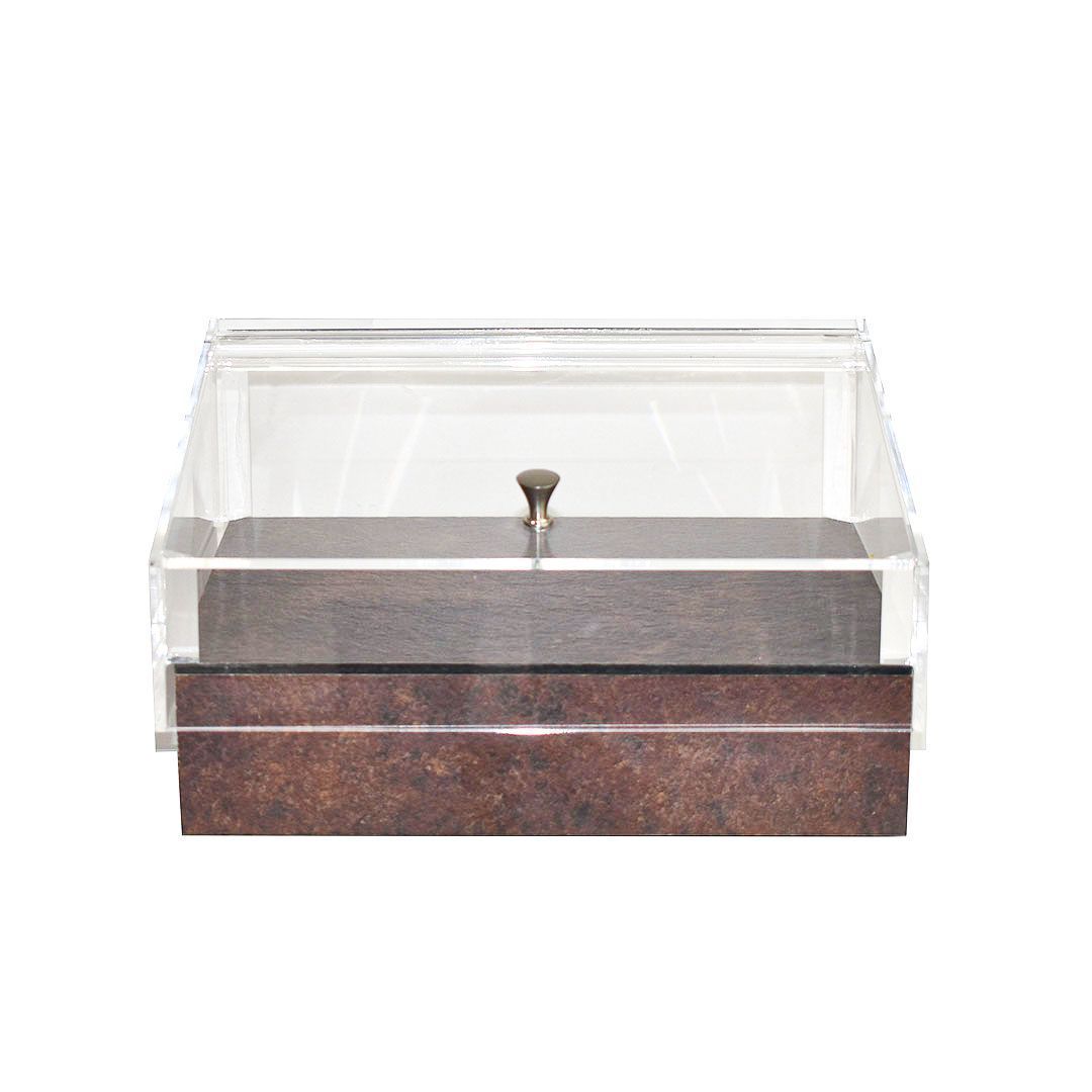 Espositore refrigerato con pianetto in ruggine GN 1/2 T-Collection - Yegam