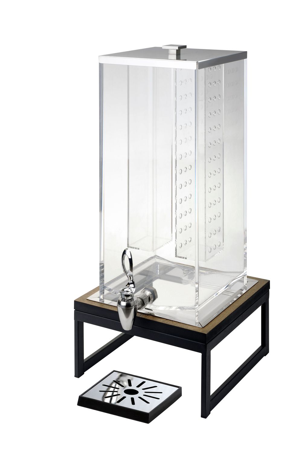 Dispenser quadrato con alzata 15 l - Yegam