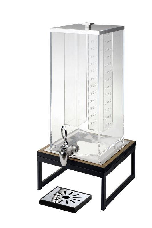 Dispenser quadrato con alzata 15 l - Yegam