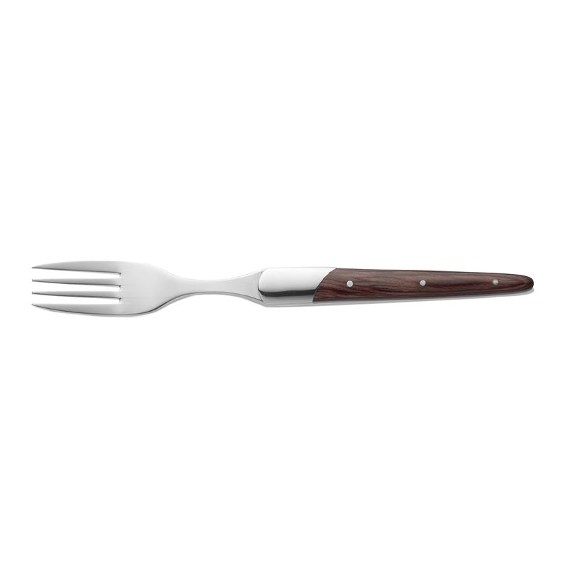 Forchetta da Bistecca 22,5 cm Marrone Scuro Carlos - Tirolix