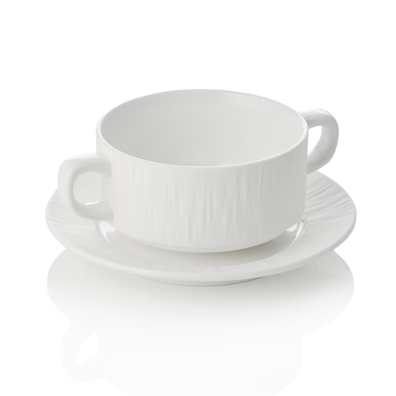 Tazza da Minestra con Piattino 250 ml Shiro - Tirolix