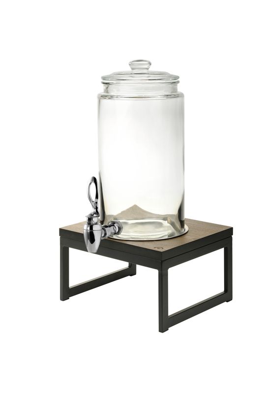 Dispenser in vetro con alzata 5,7 l T-Collection - Yegam