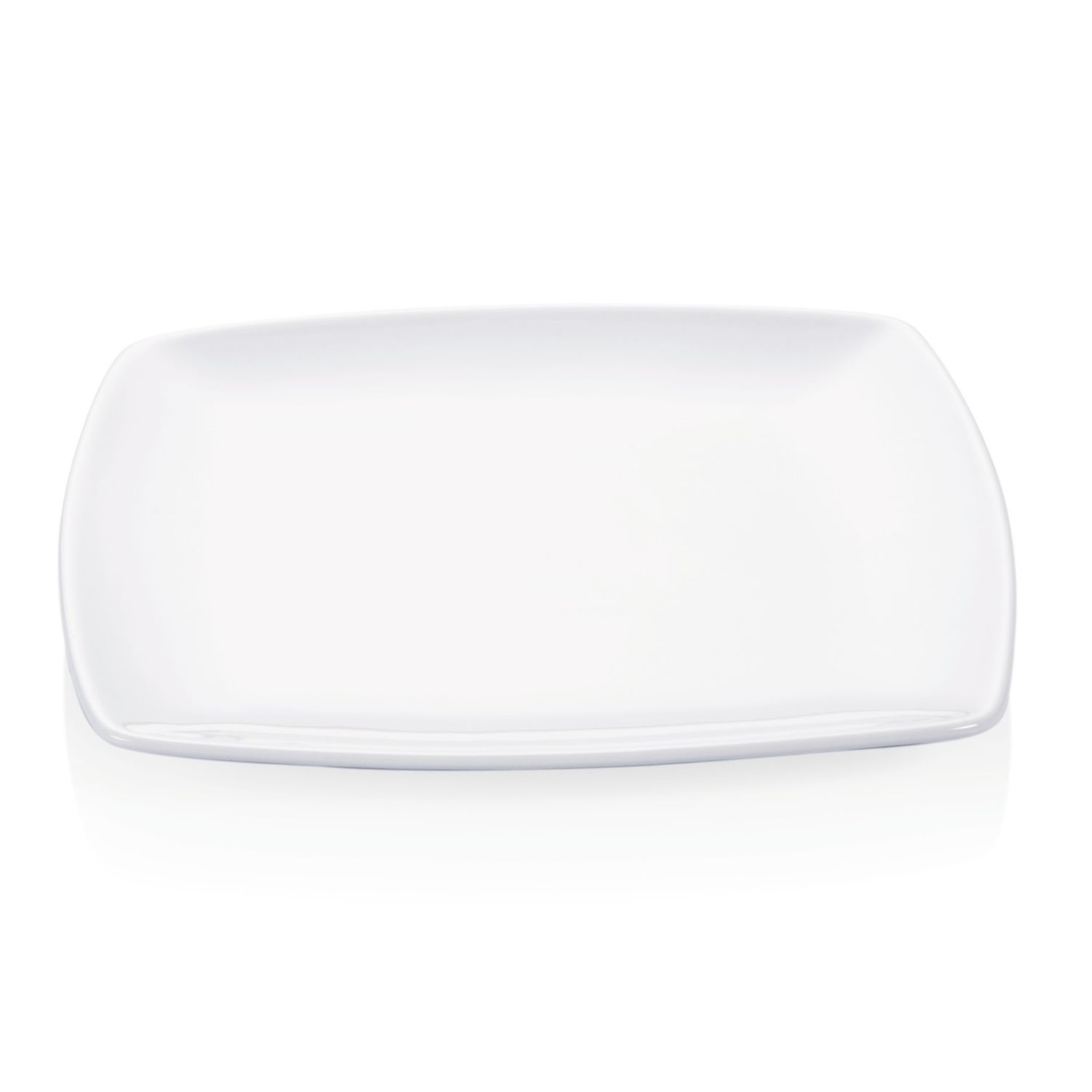 Piatto Quadrato 24 x 24 cm Italia White - Tirolix