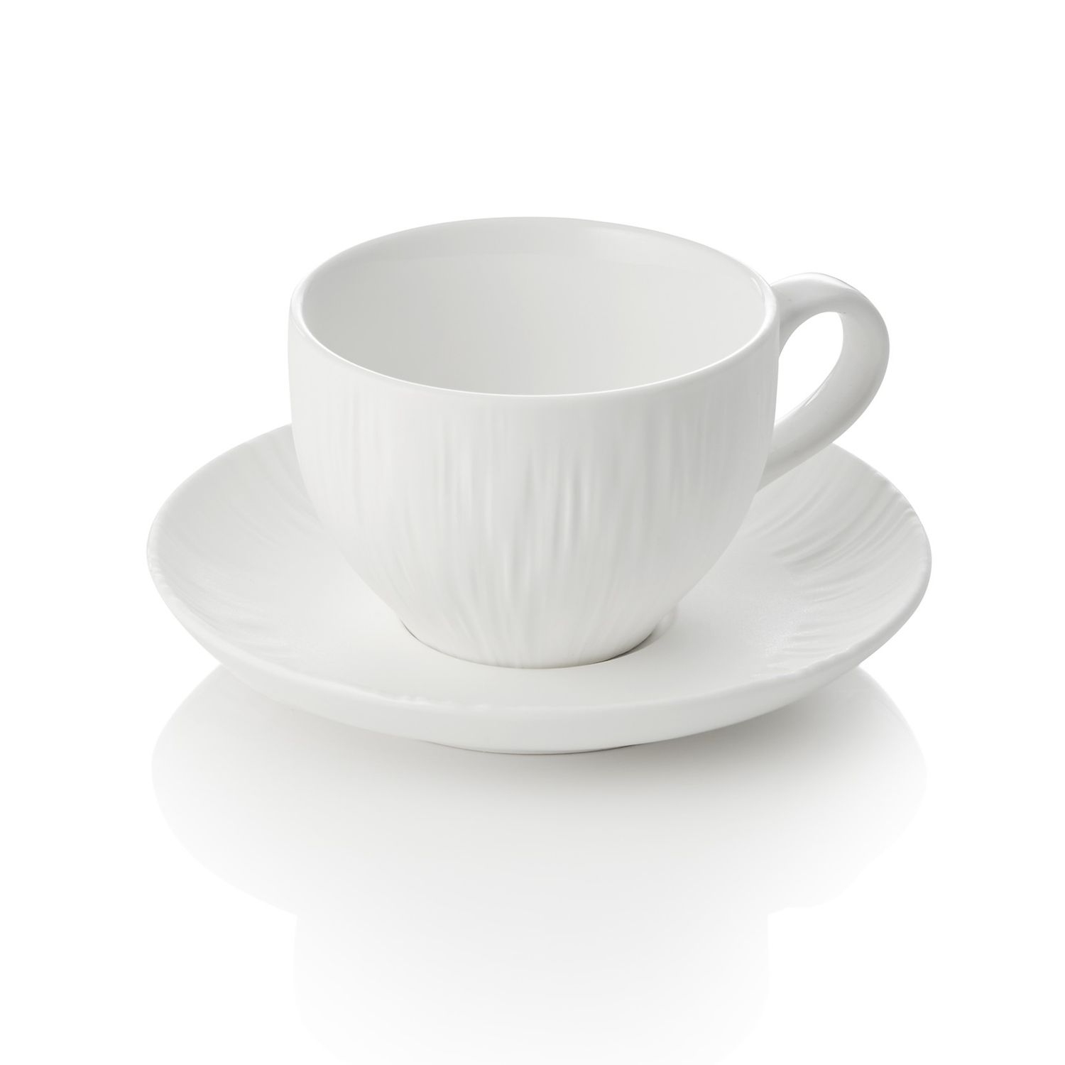 Tazza da Cappuccino con Piattino 200 ml Shiro - Tirolix