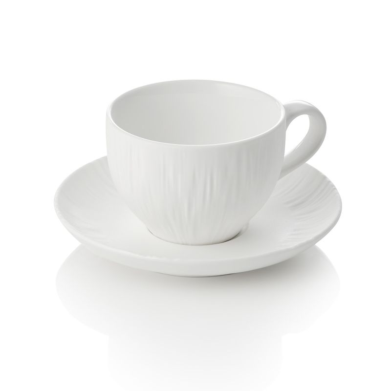 Tazza da Cappuccino con Piattino 200 ml Shiro - Tirolix